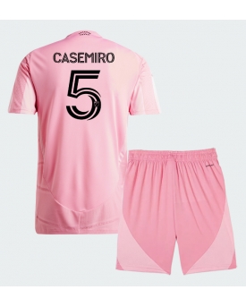 Inter Miami Casemiro #5 Maglia Gara Casa Repliche 2026-27 Bambino Maniche Corte Inter Miami Casemiro #5 Maglia Gara Casa Repliche 2026-27 Bambino Maniche Corte